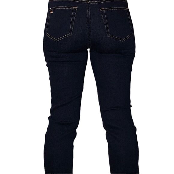 NWT MICHAEL KORS Skinny Jeans Front Gold Buttons Closure - Picture 1 of 9